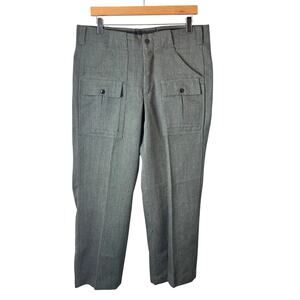 VTG CC Filson Wool Cargo Pants Mens 36 Whipcord Trousers Lot 185 Gray